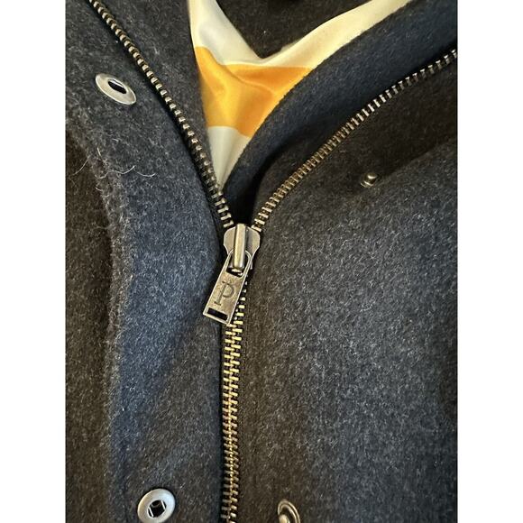 Pendleton Black Wool Womens Jacket Size M Full Zip and Snap Perfect Classic - Picture 6 of 13